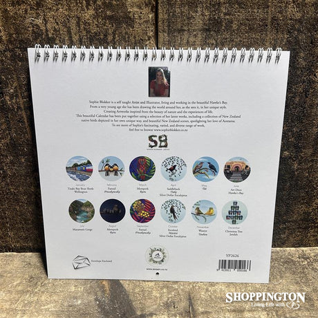 Sophie Blokker Calendar 2026 - NZ Artwork