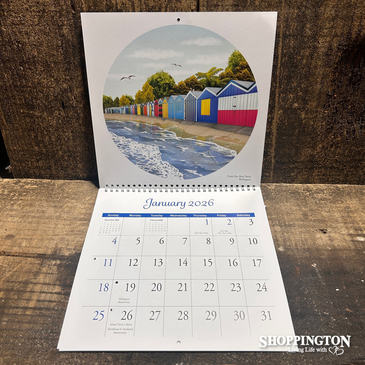 Sophie Blokker Calendar 2026 - NZ Artwork