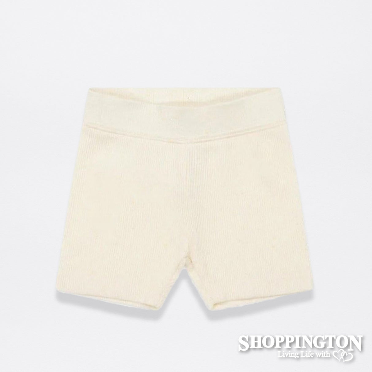 Jamie Kay Organic Cotton Fine Rib Elisa Bike Short - Lily Fleck