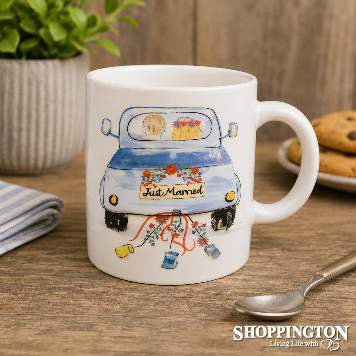 Just Married Wedding Mug
