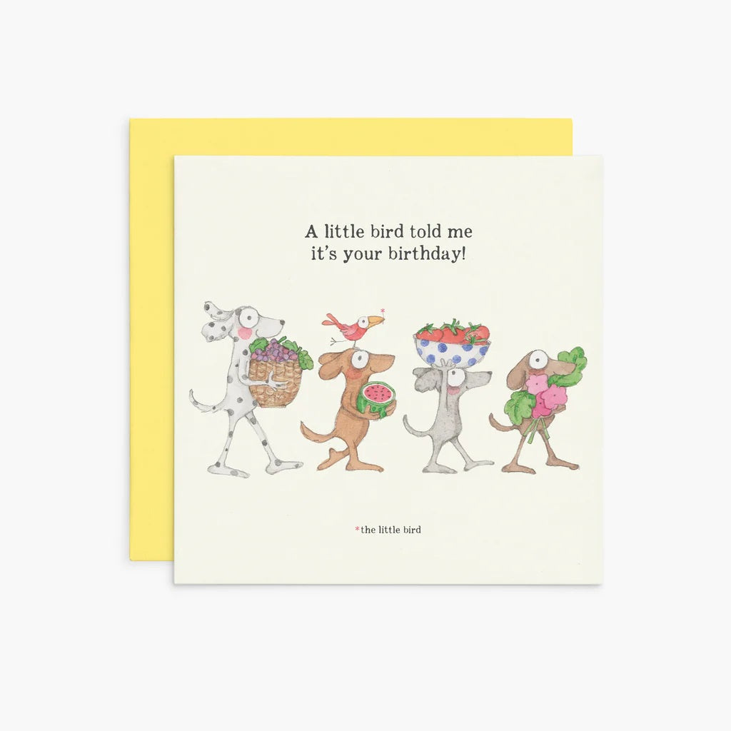 Gift Card - Twigseeds A Little Bird Told Me