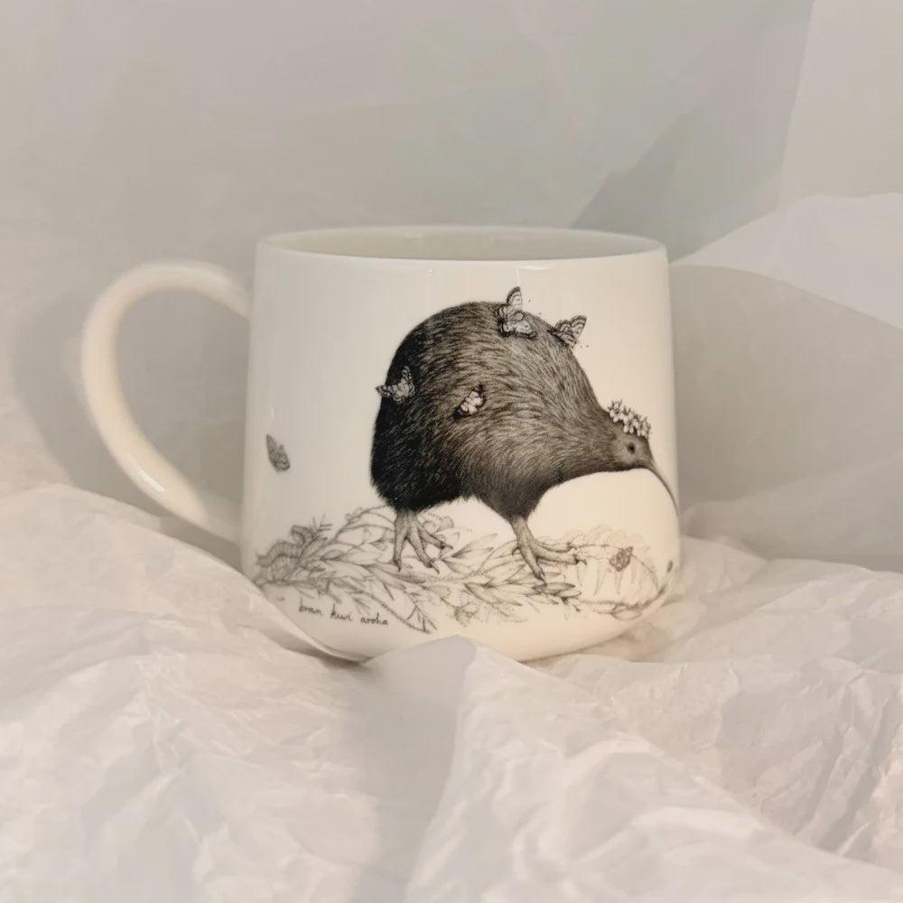 Katy Hayward Mug -Waling with Aroha - Kiwi