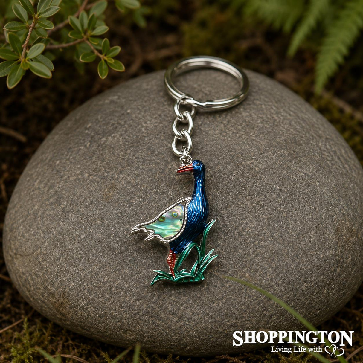 Kiwiana Keyring - Pukeko