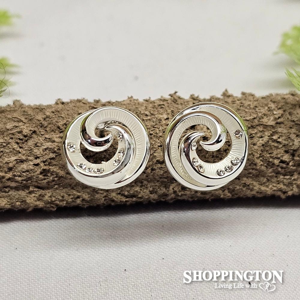 Koru Silver Studs
