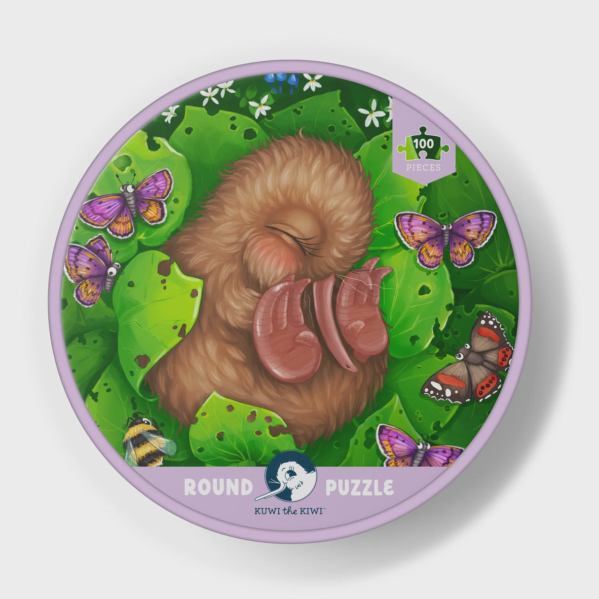 Kiwi Dreams 100 Pc Round Puzzle