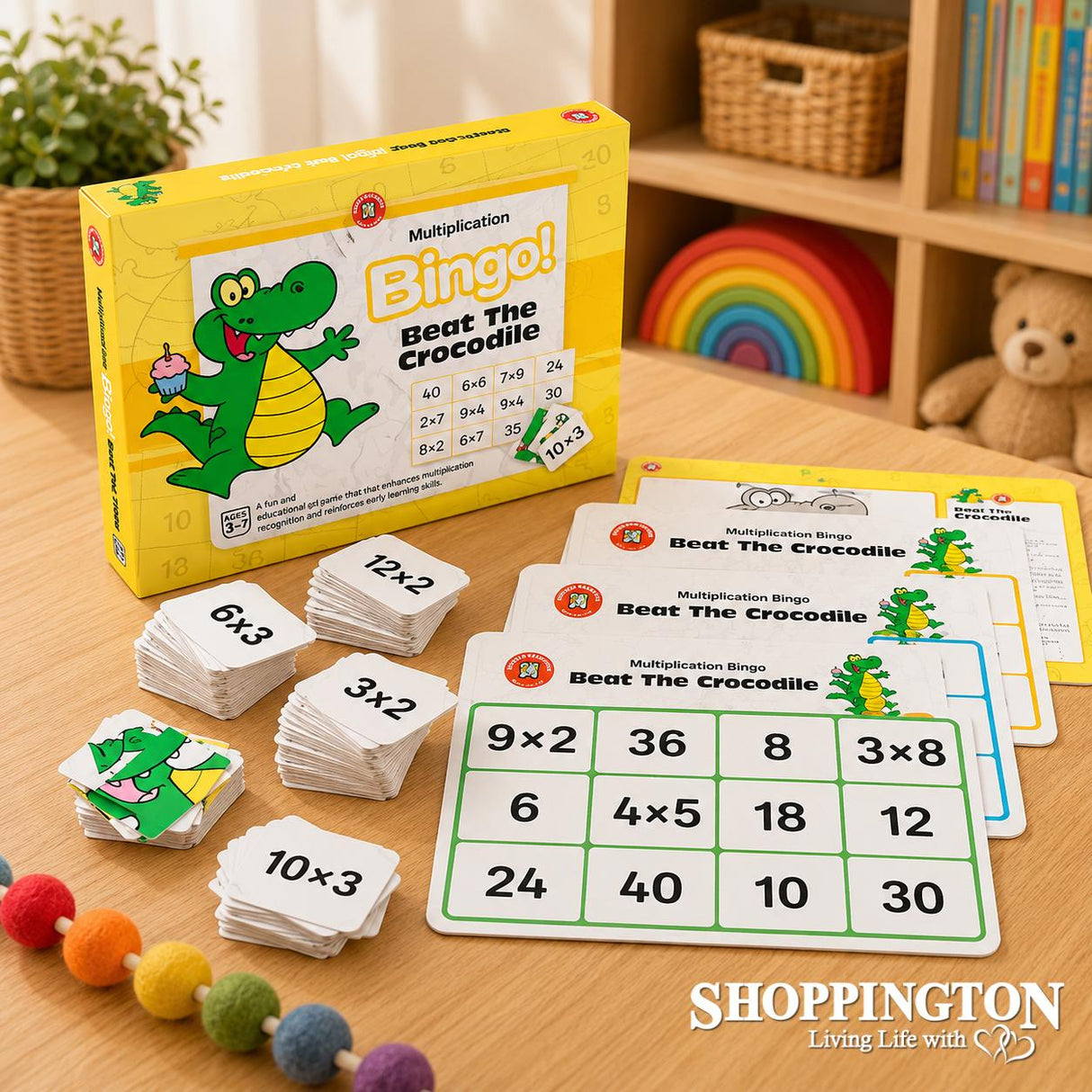 LCBF Bingo - Multiplication Beat The Crocodile
