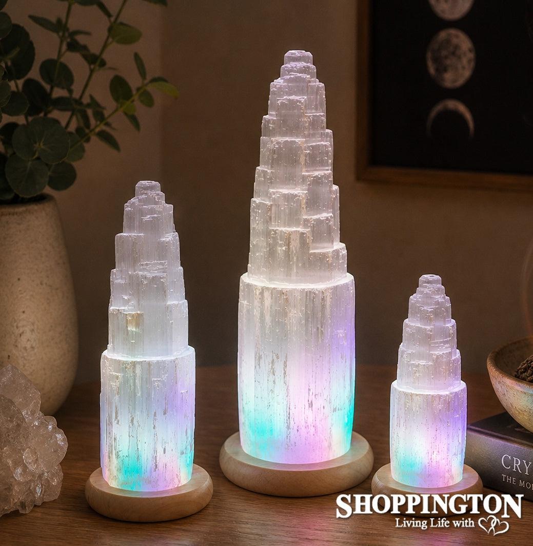 Lamp - Selenite Mood Change 20 x 5cm