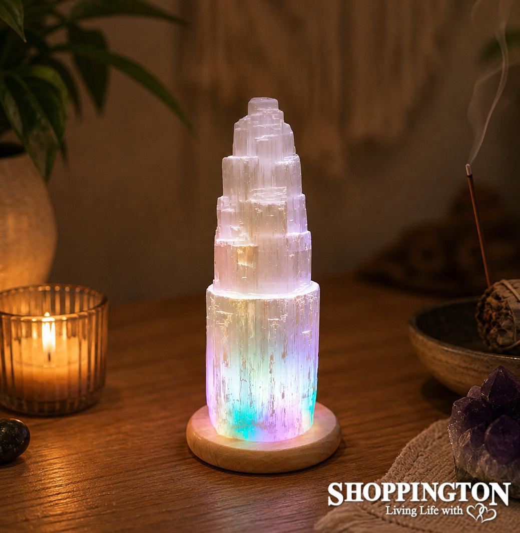 Lamp - Selenite Mood Change10x 5cm