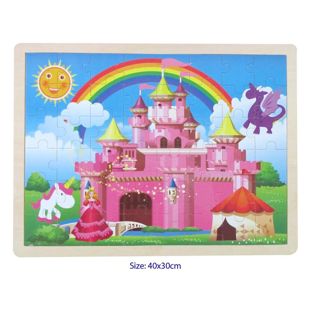 Wooden Puzzle - Fairy Castle