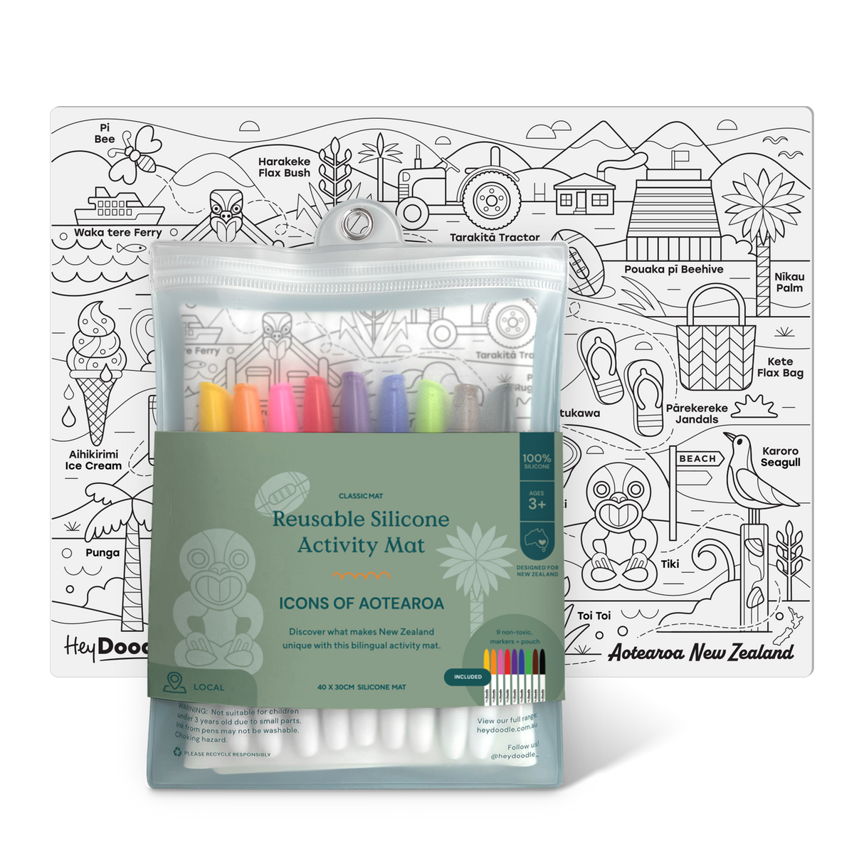 Icons of Aotearoa - Activity Placemat