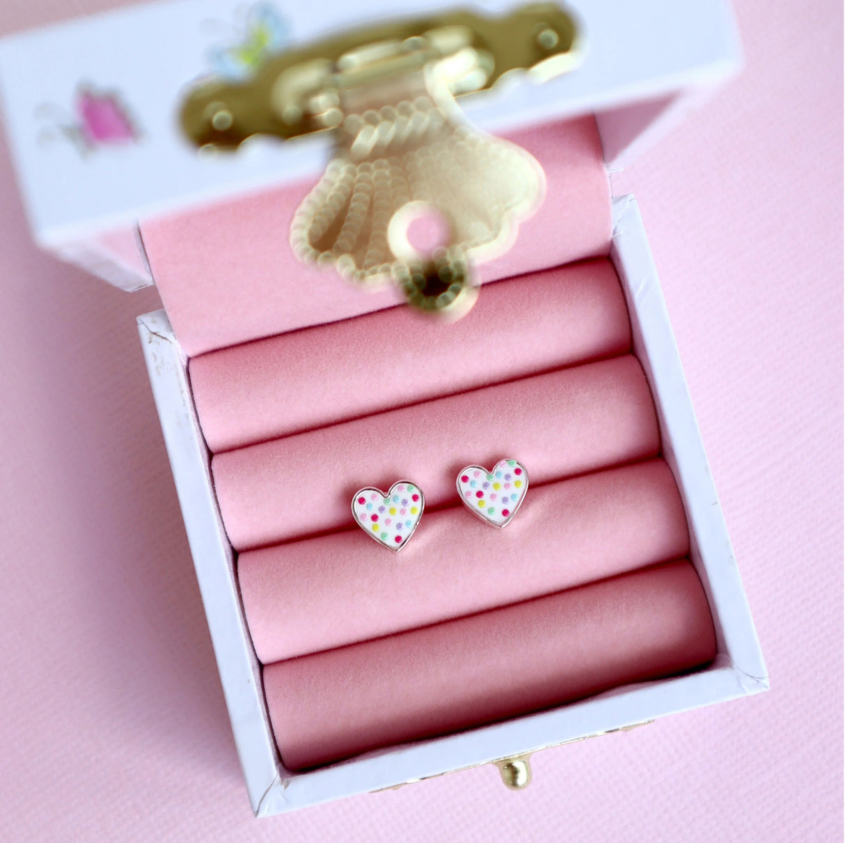 Lauren Hinkley Earrings - Confetti Heart