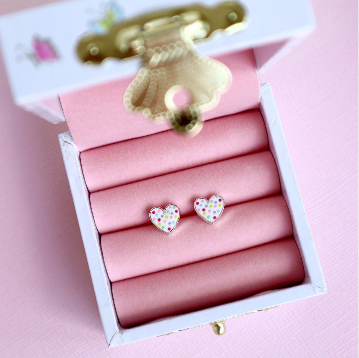 Lauren Hinkley Earrings - Confetti Heart