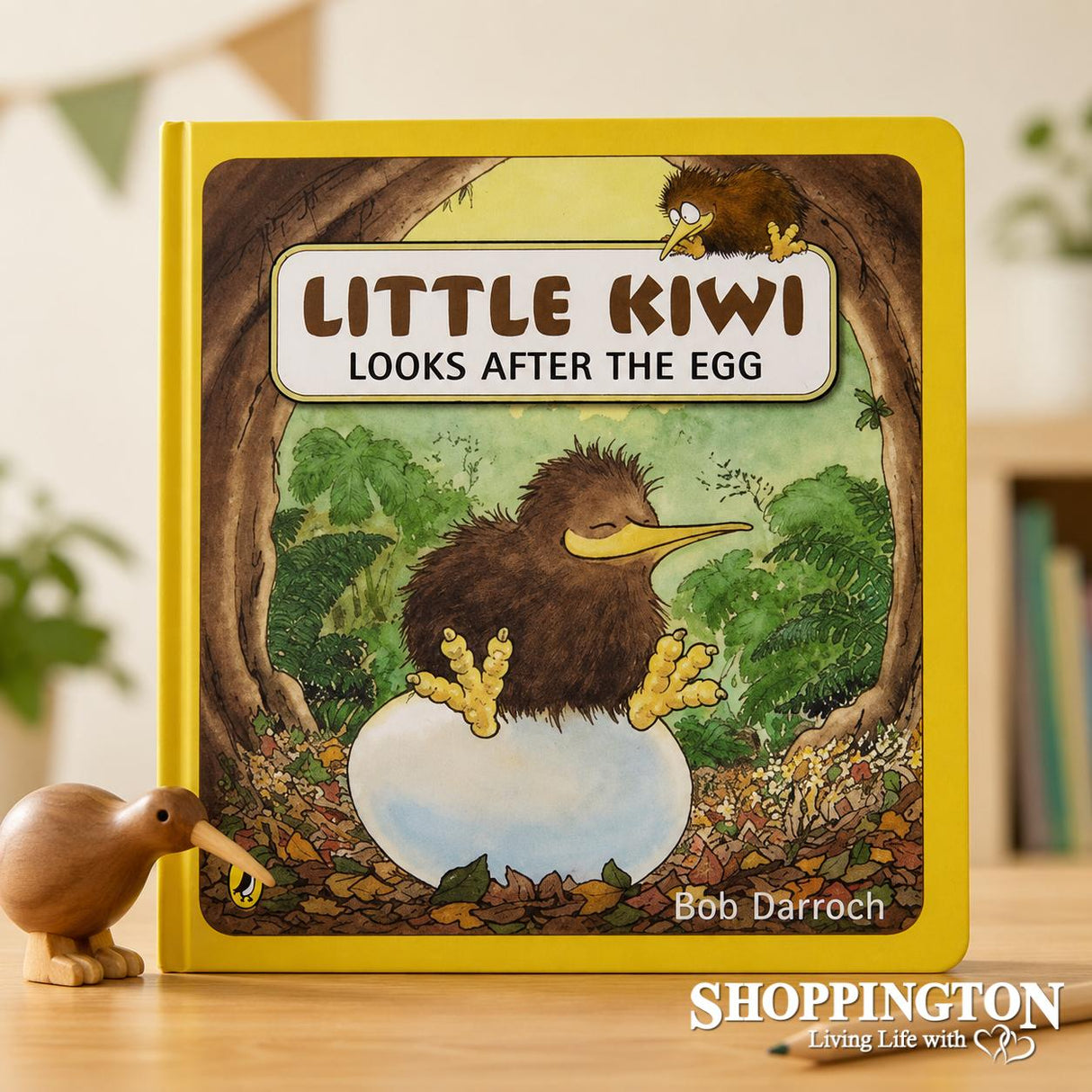 Little Kiwi Looks after the Egg