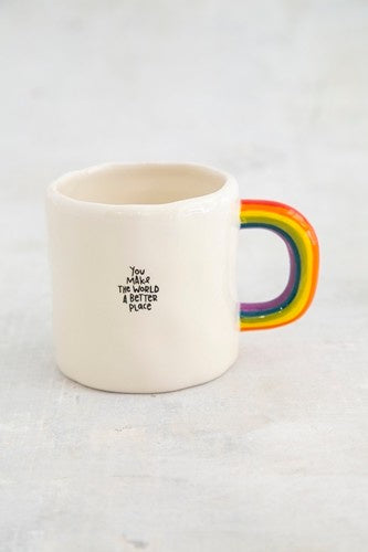 Rainbow Mug - You Make the World Better