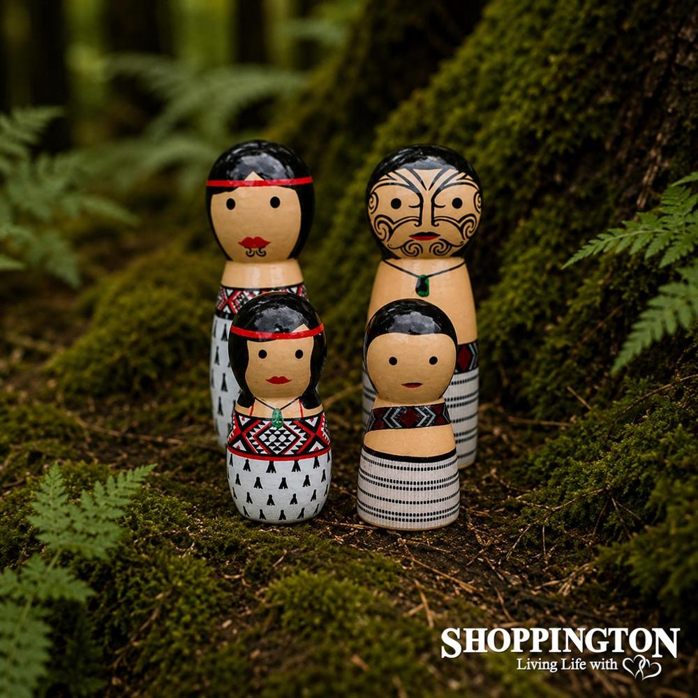 Maori Whanau Peg Dolls