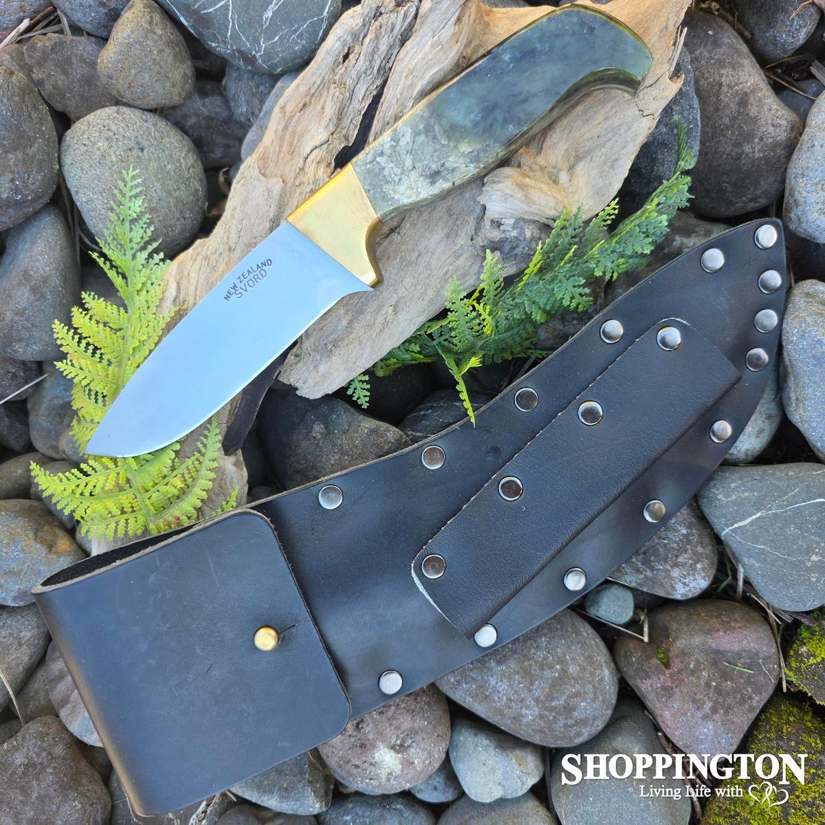 MÄripi (knife) - Svord with Totoweka Pounamu Handle