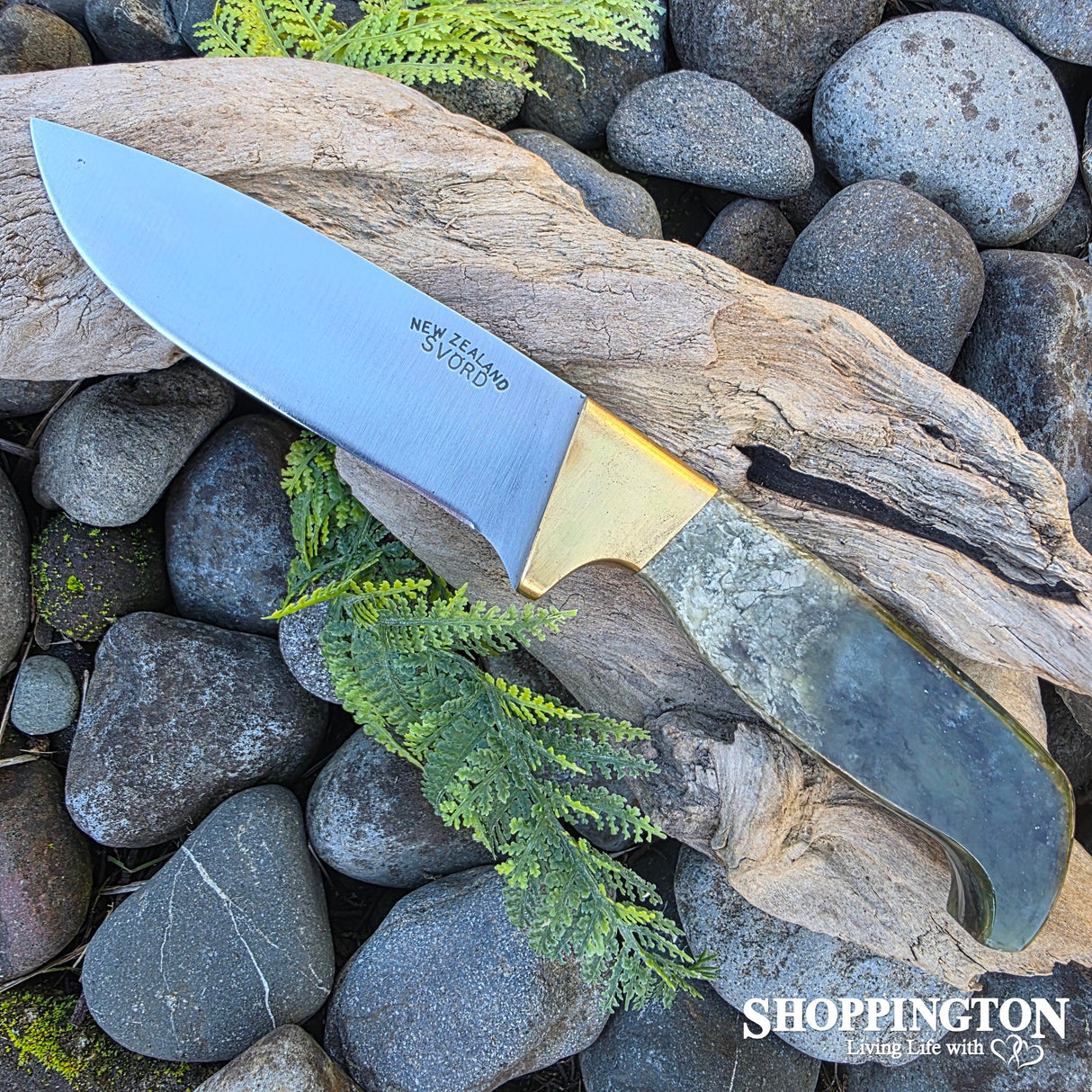 Māripi (knife) - Svord with Totoweka Pounamu Handle