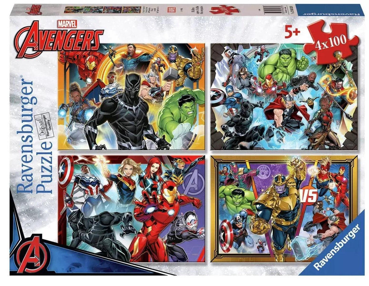 Marvel Avengers 4 x 100 Puzzles