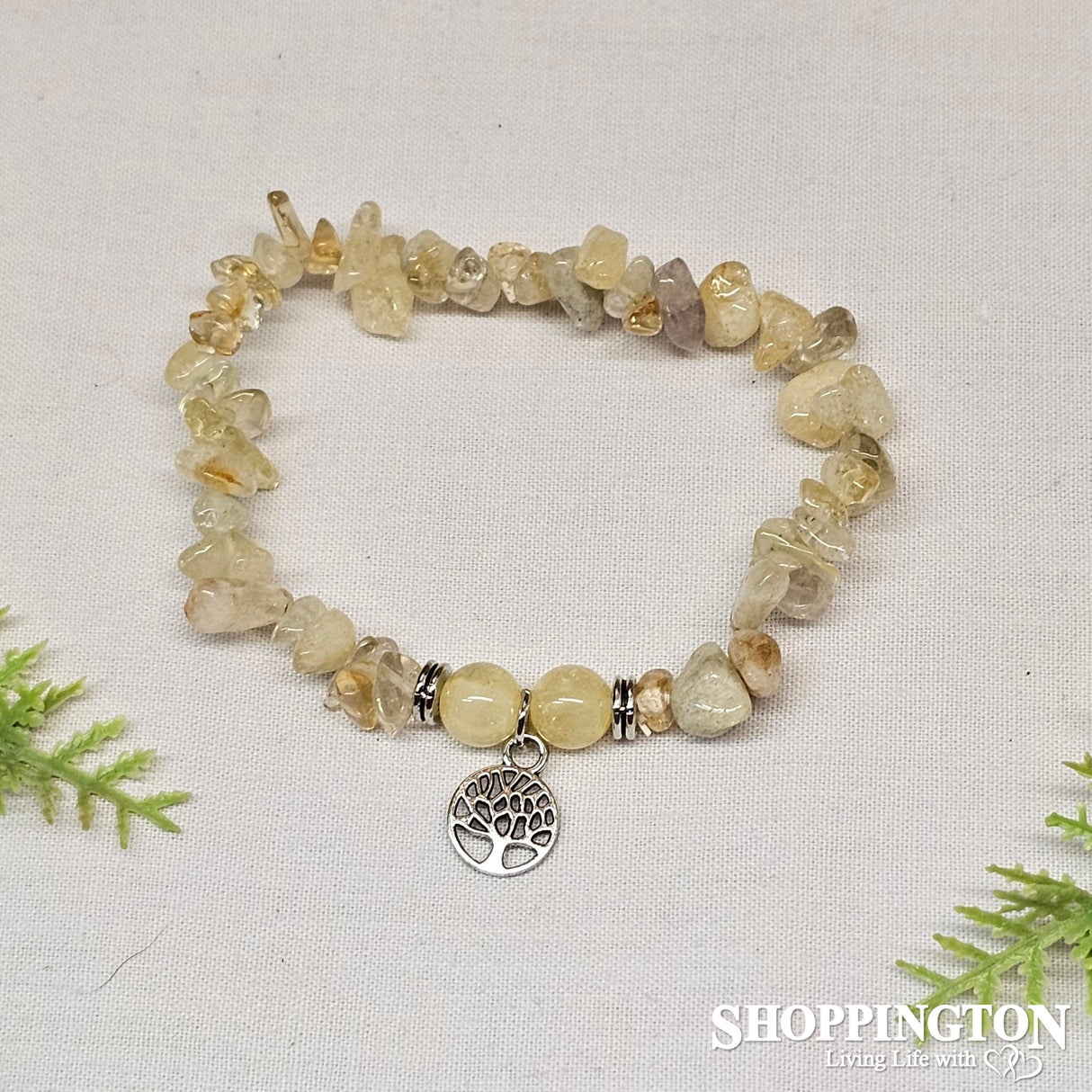 Tree of Life Gemstone Bracelets - Citrine