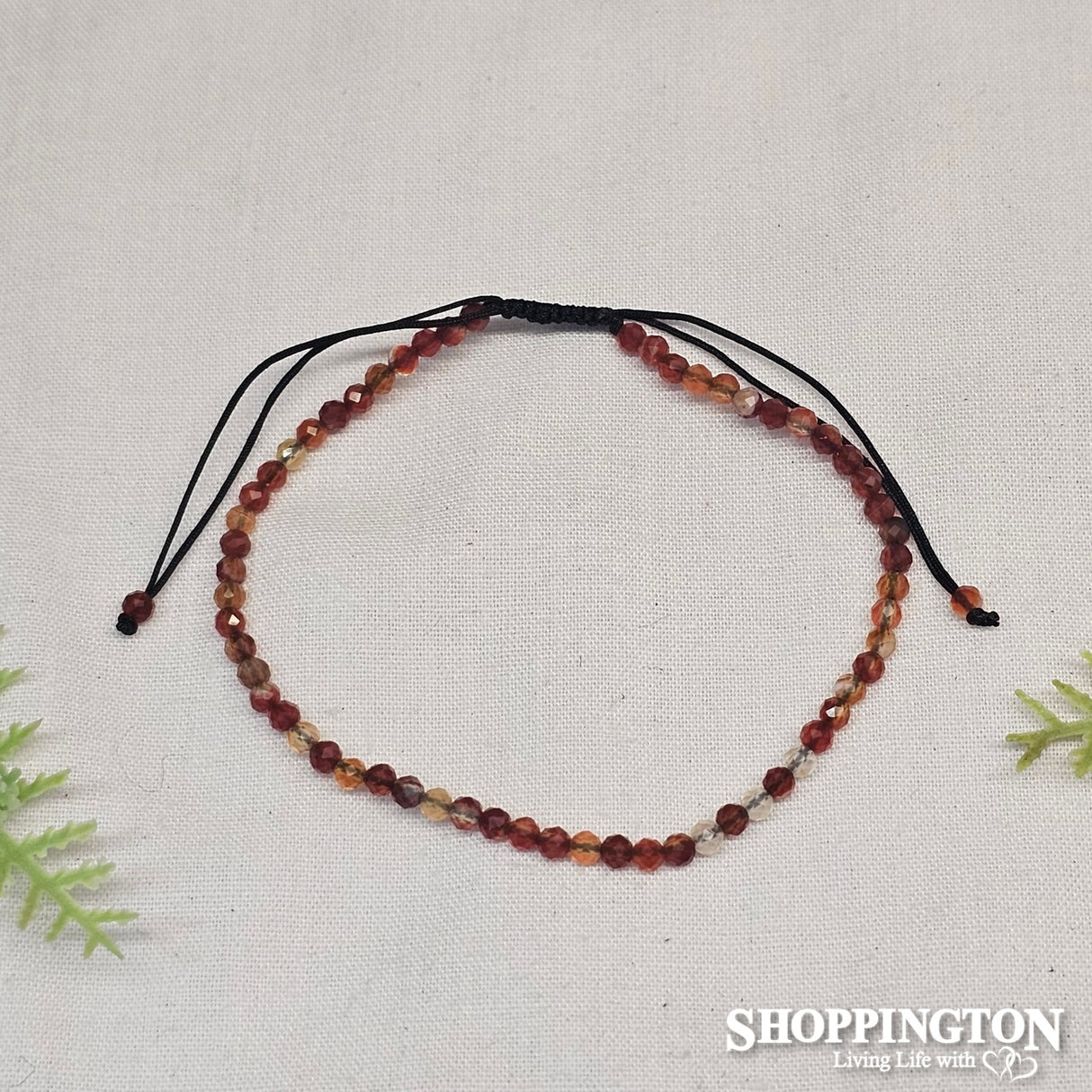 Bracelet - Tigers Eye Star Cut Gemstones