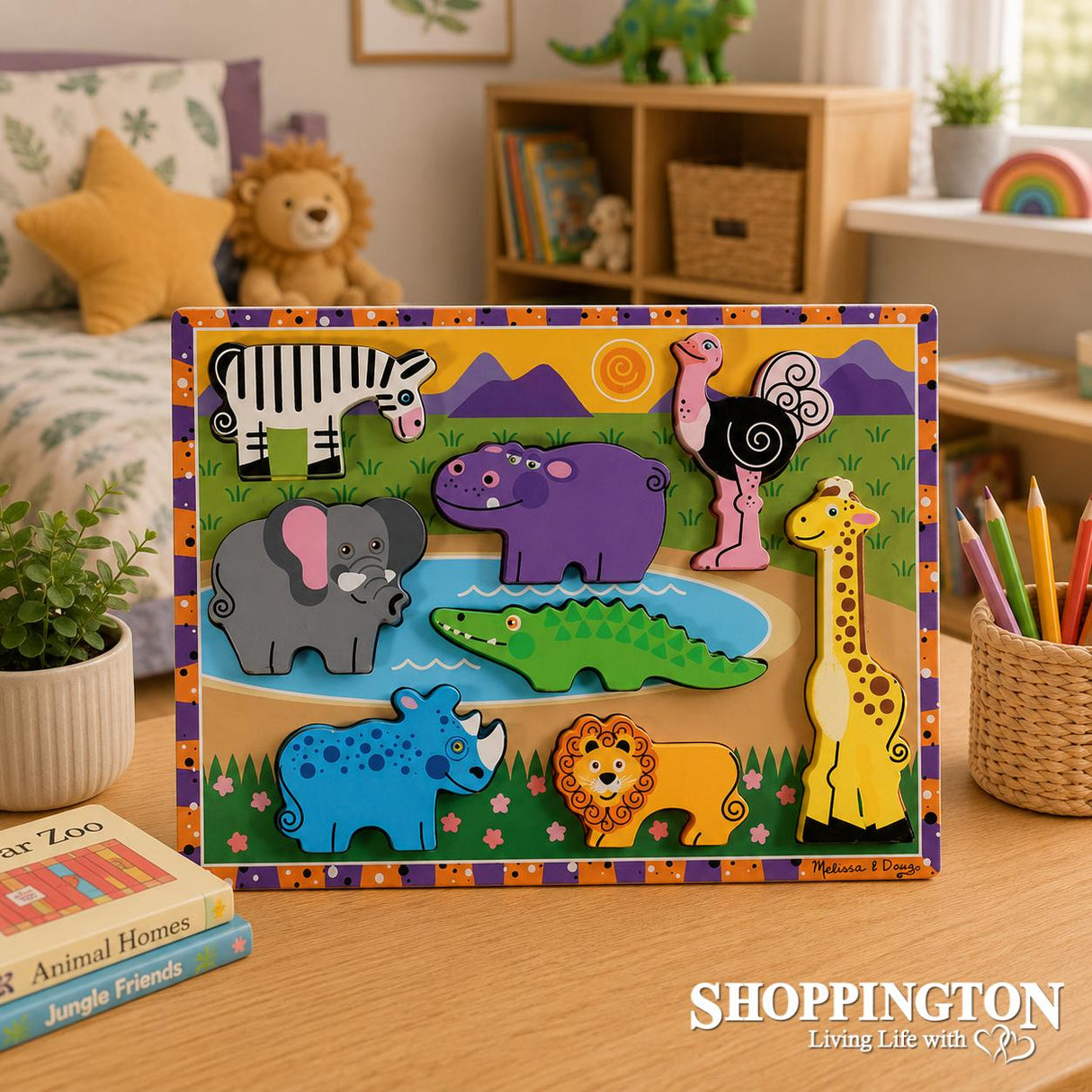 Melissa & Doug - Chunky Puzzle Safari Animals