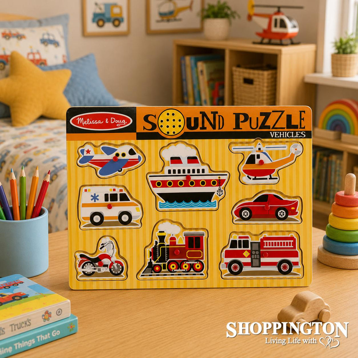 Melissa & Doug - Vehicles Sound Puzzle