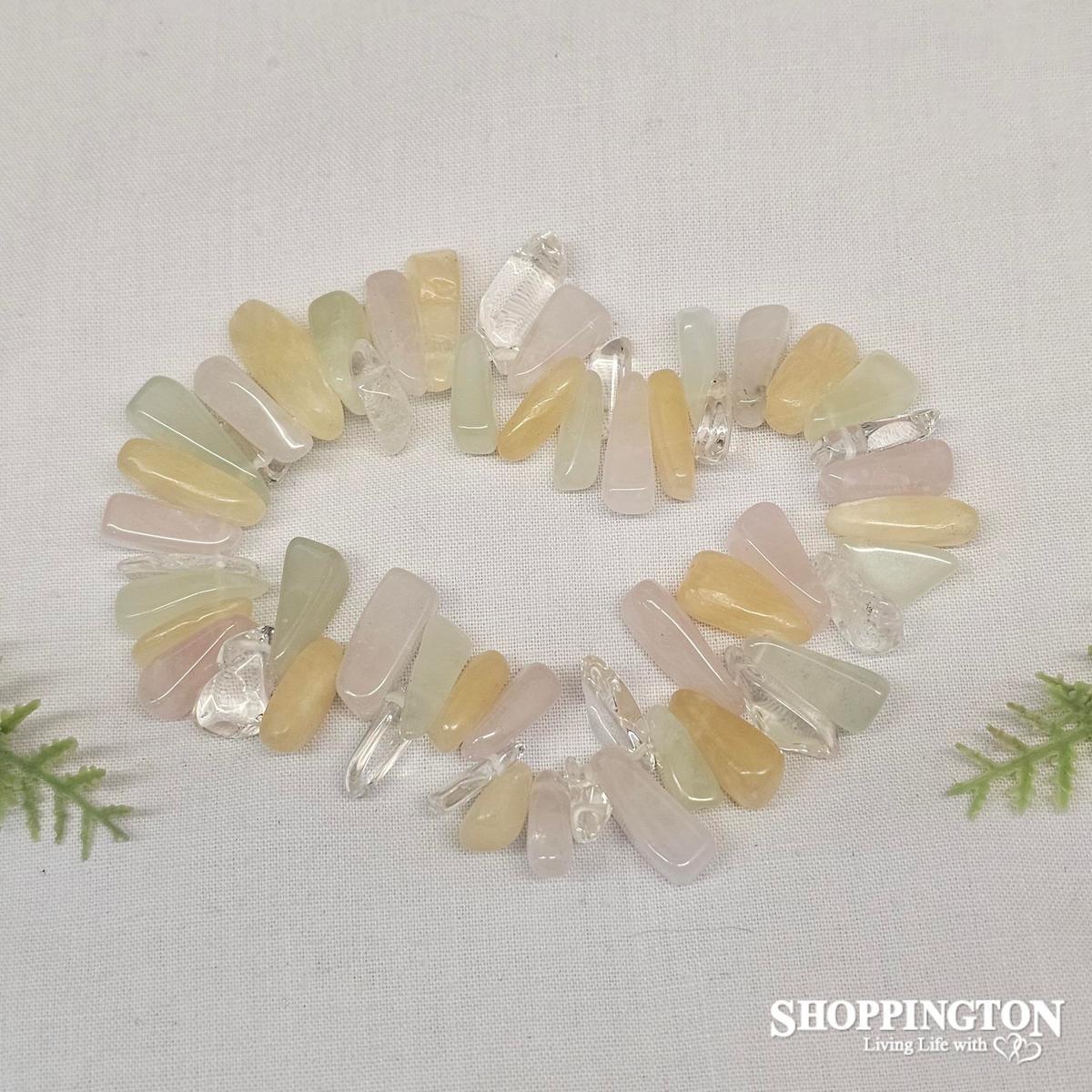 Mixed Quartz Gemstone Bracelet