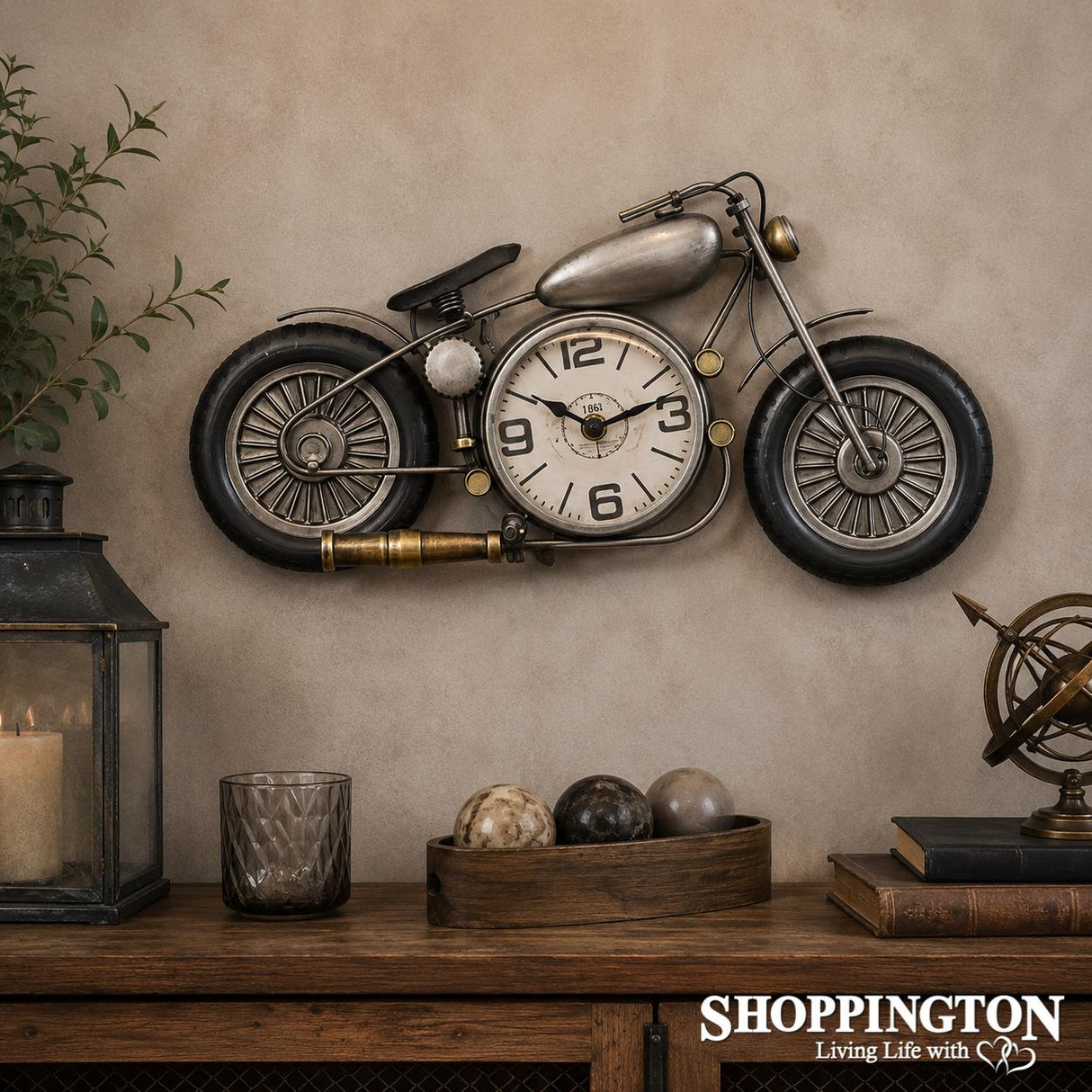Motorbike Wall Clock