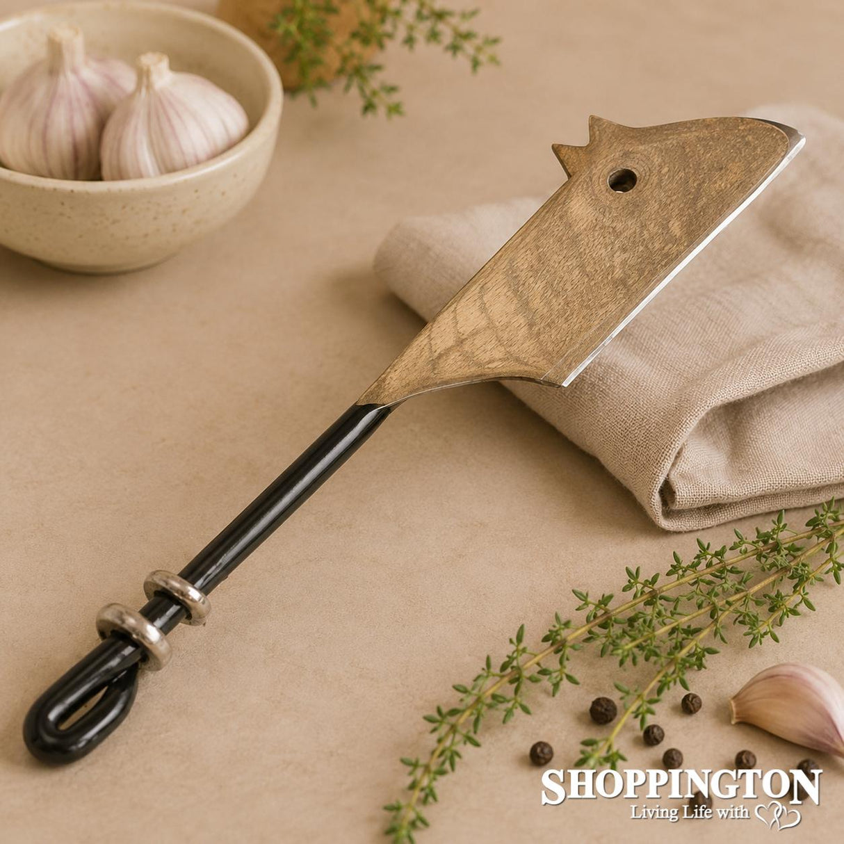 Mouse Cheese Knife 18cm - Black Handle