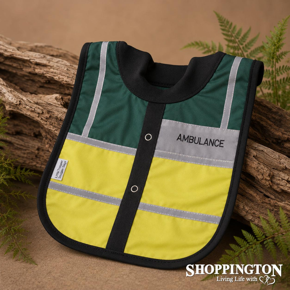 NZ Made Baby Bib / Ambulance