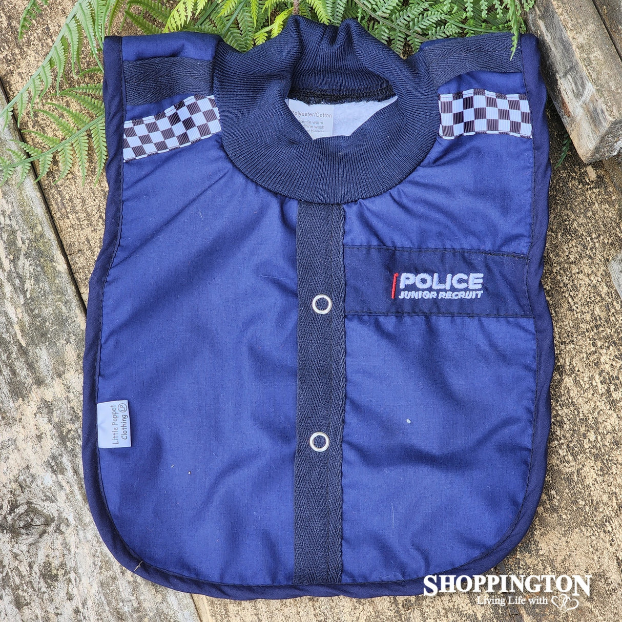 NZ Made Baby Bib / Police