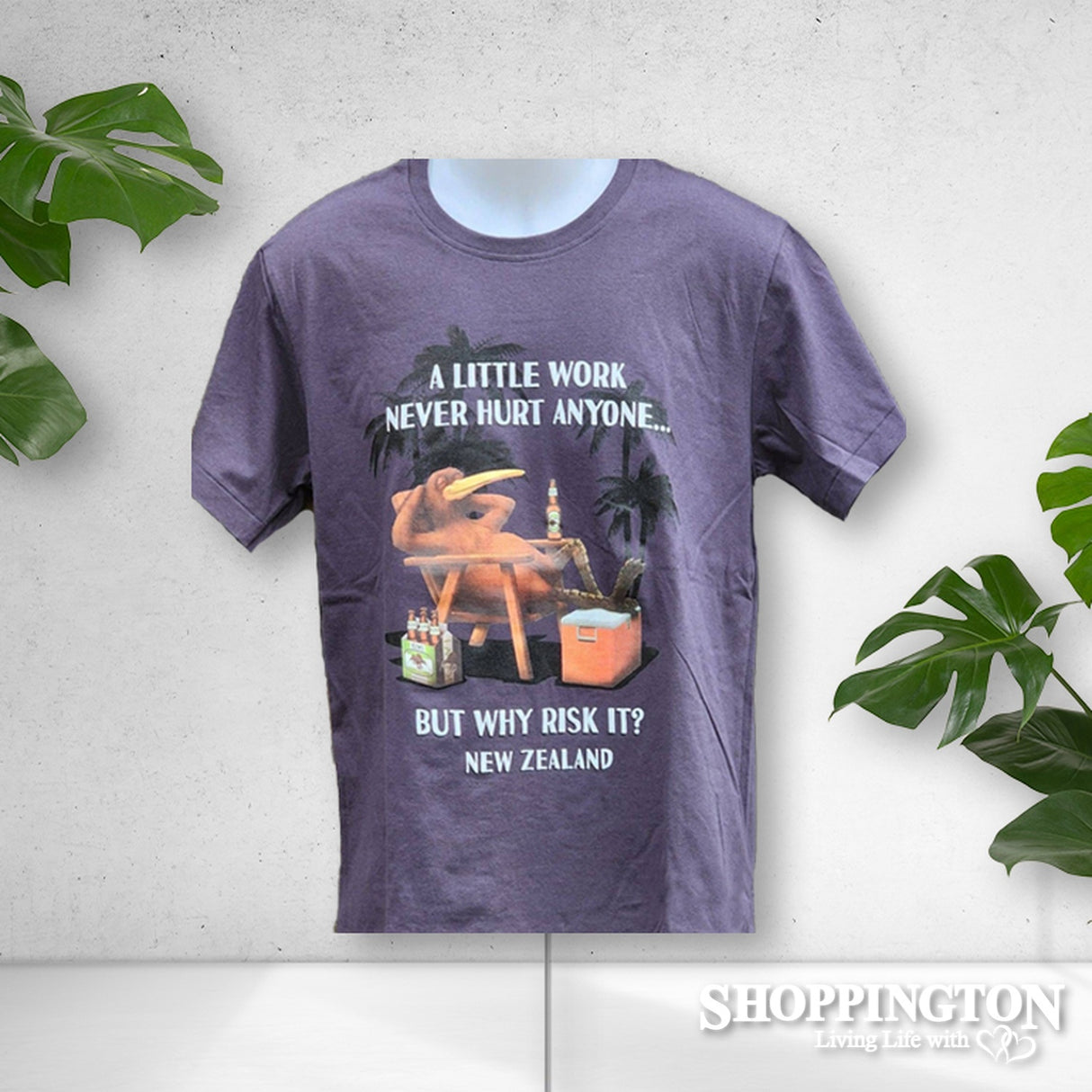 NZ Made Clothing - A Little Work - T-Shirt