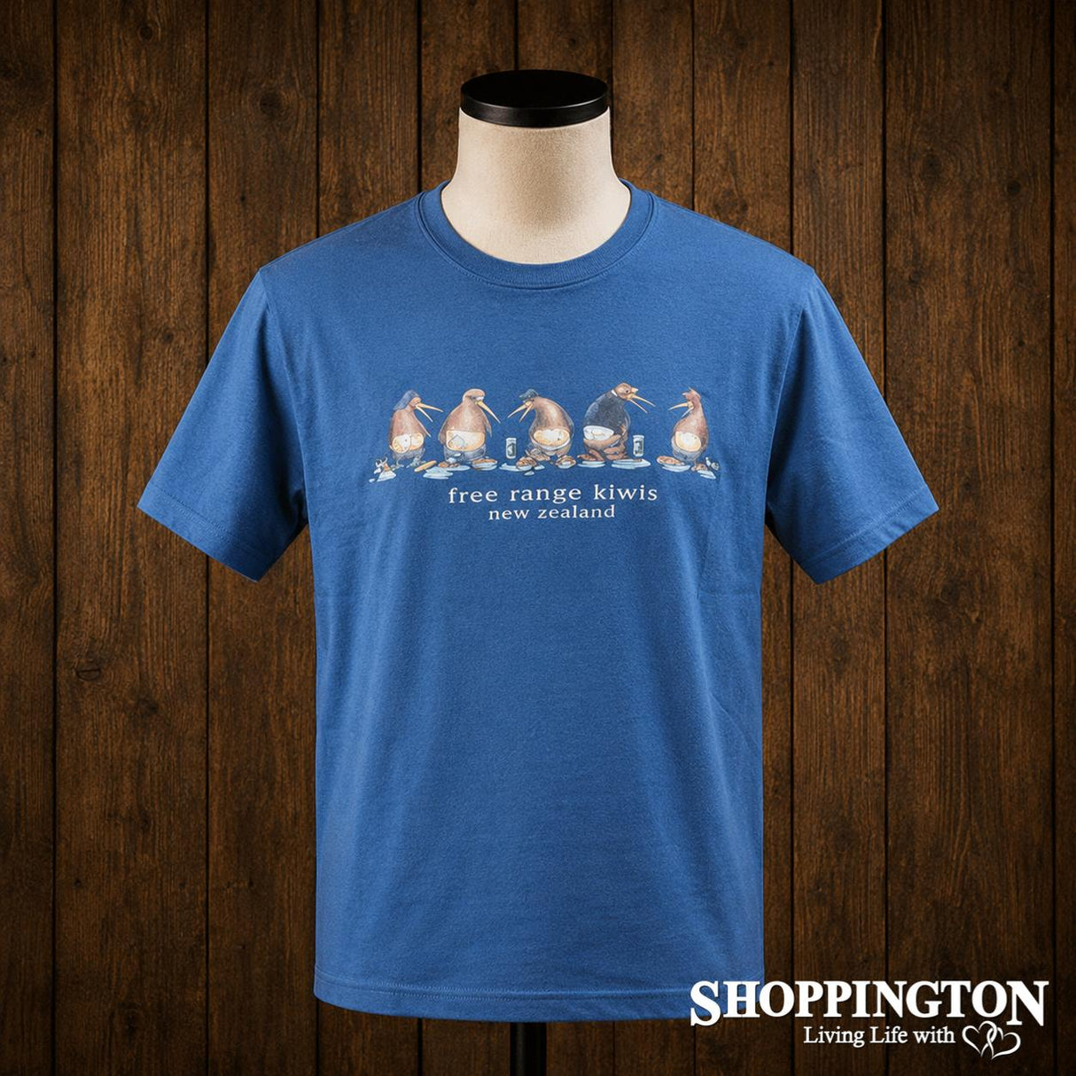 NZ Made Clothing - Free Range Kiwi's - T-Shirt