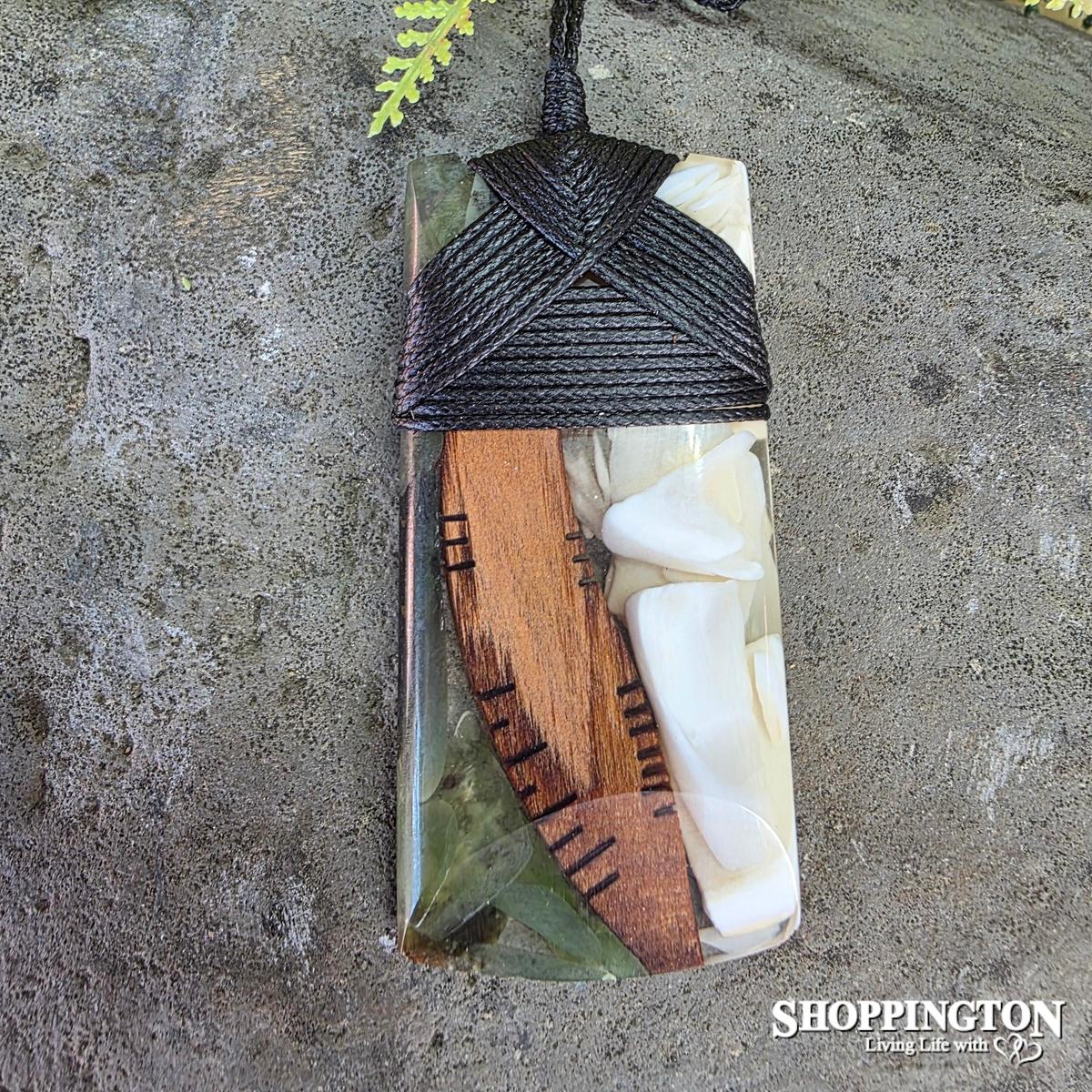 NZ Made Jewellery - Pounamu, Pipi Shell & Rimu Toki