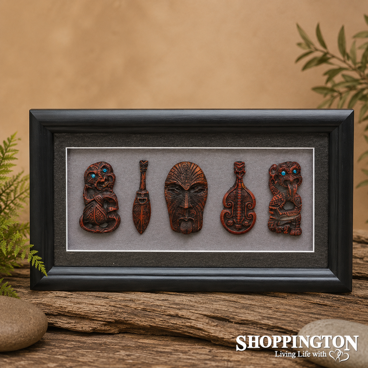 Framed Maori Art Work
