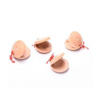 Natural Wooden Castanets