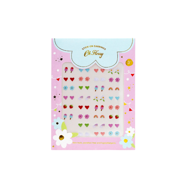 Oh Flossy - Stick On Earrings