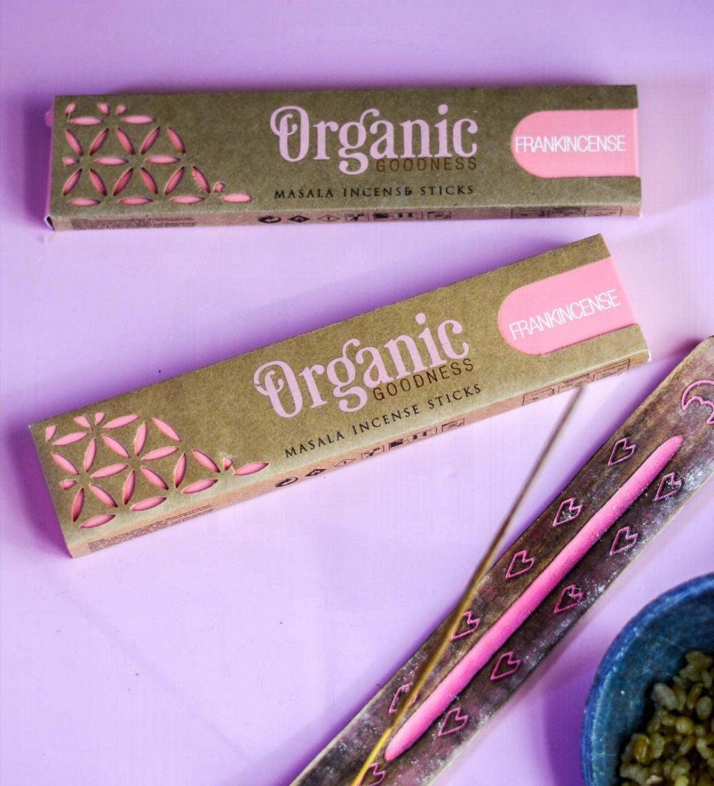 Organic Goodness Masala Incense Sticks / Frankincense