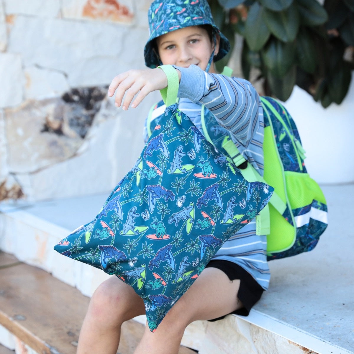 Out & About Wet Bag - Dino