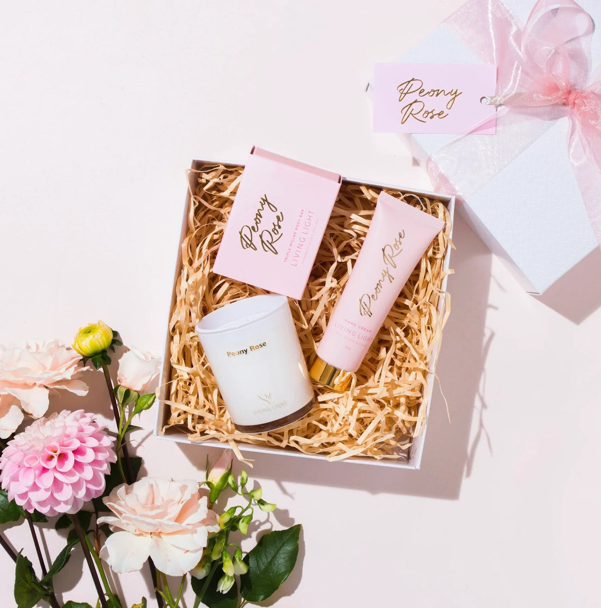 Pamper Gift Set - Living Life Peony Rose