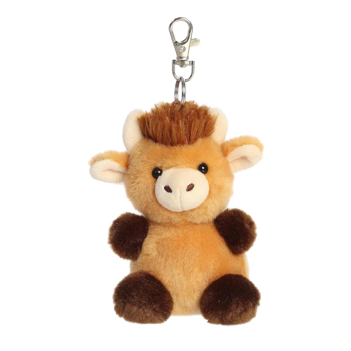Palm Pals - Hubert Highland Cow Clip