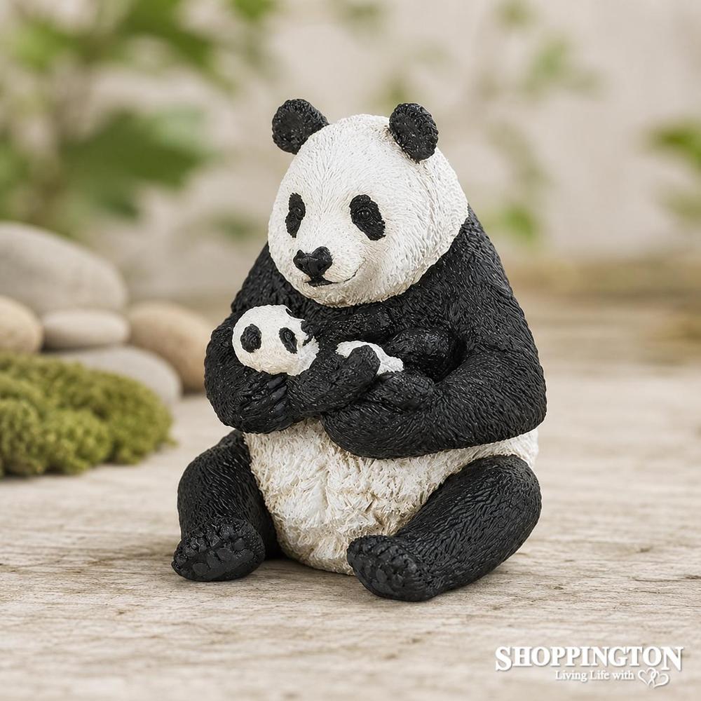 Papo Collection - Animals - Sitting Panda & Baby