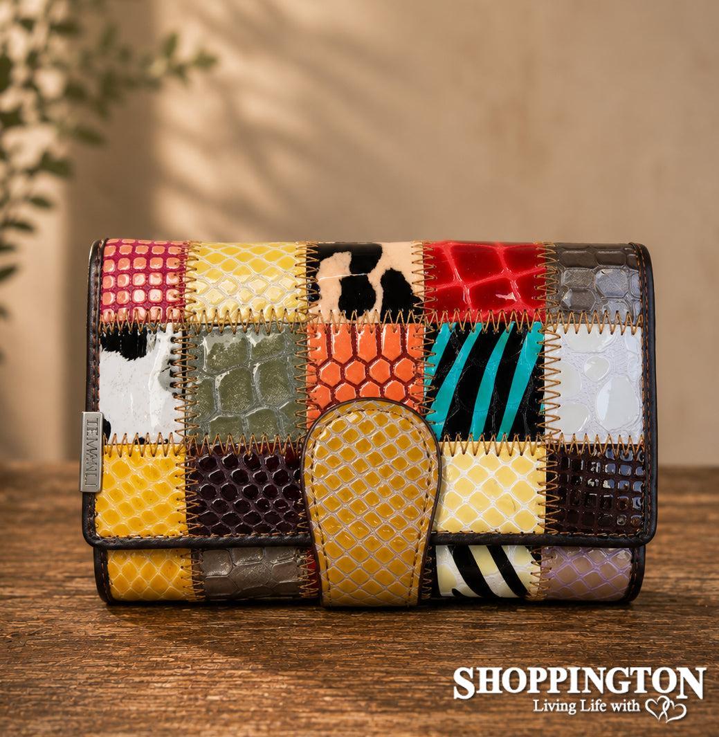 Patchwork Wallet with Close