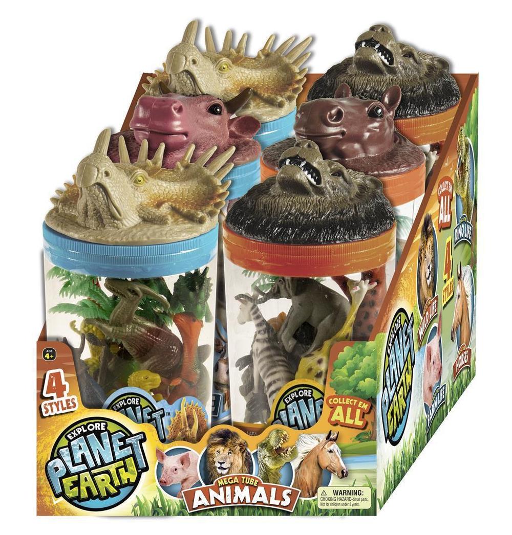 Planet Earth Mega Tube Animals