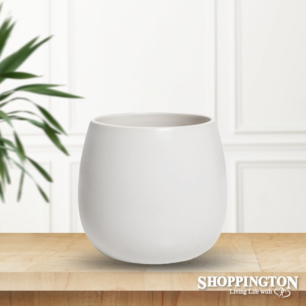 Pot Planter - Egg Cover White