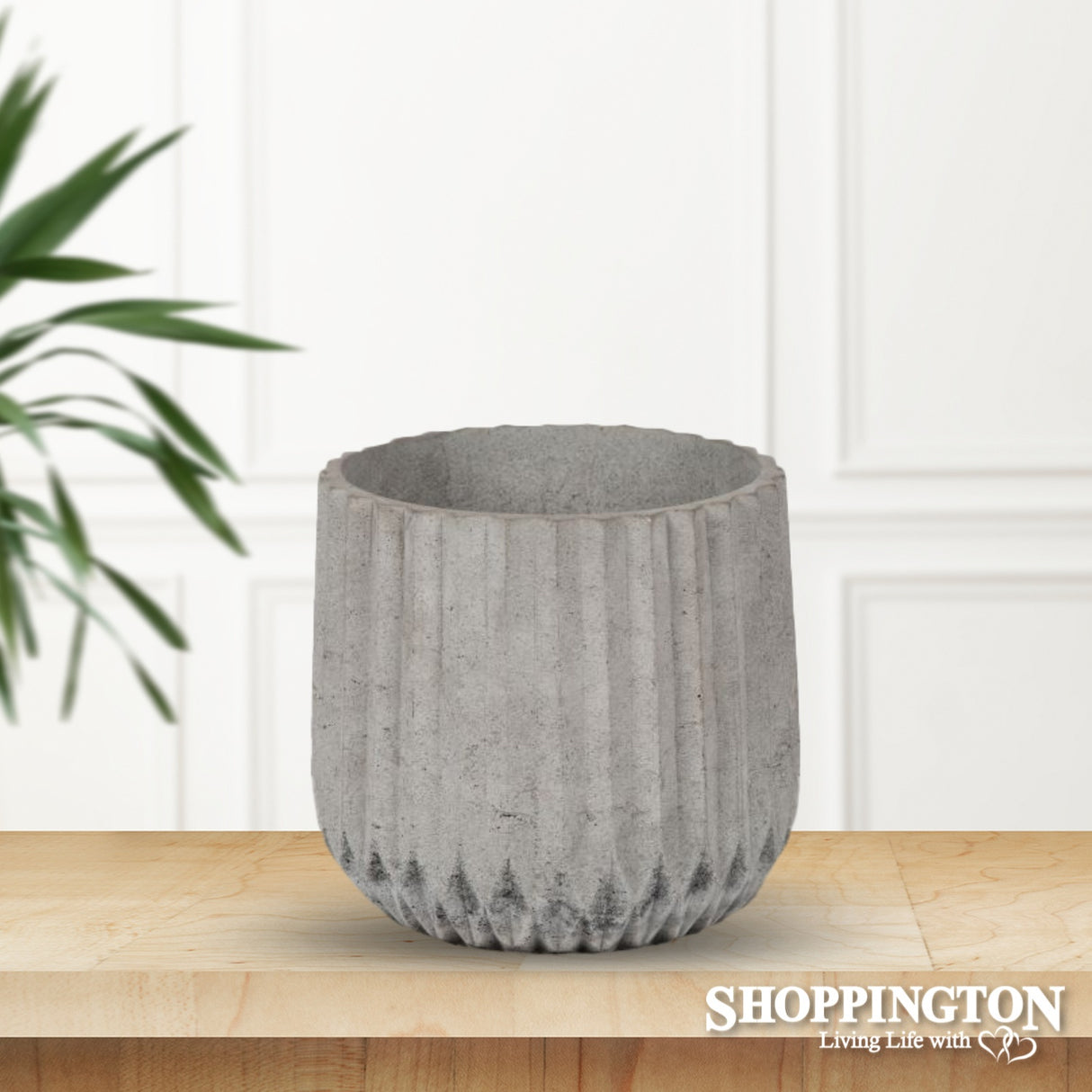 Pot Planter - Pleated Cover