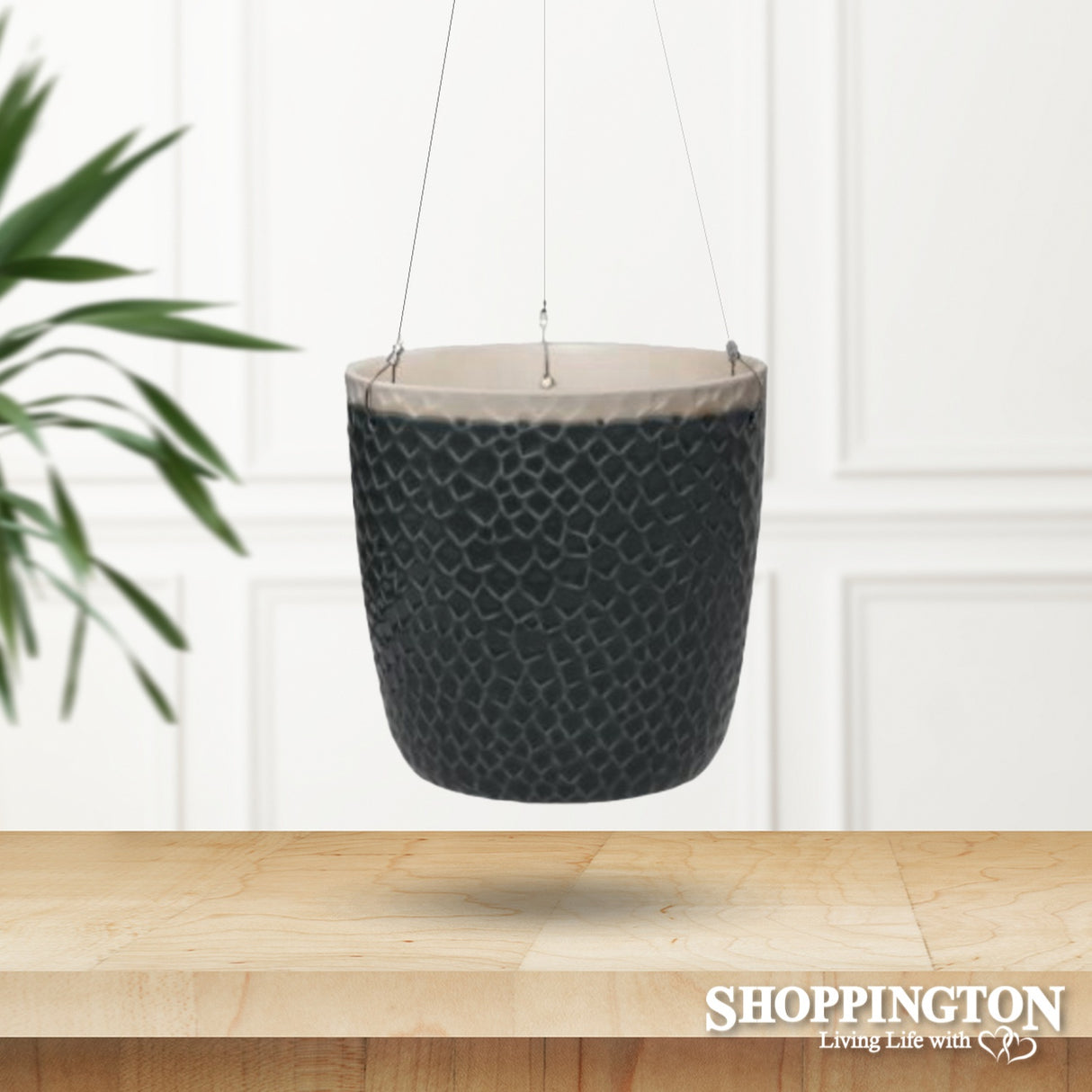 Pot Planter - Thimble Hanging Grey