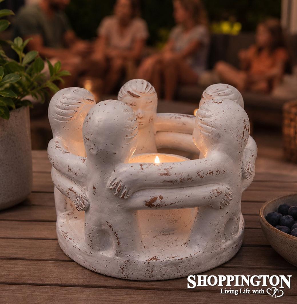 Pottery Circle of Friends / White