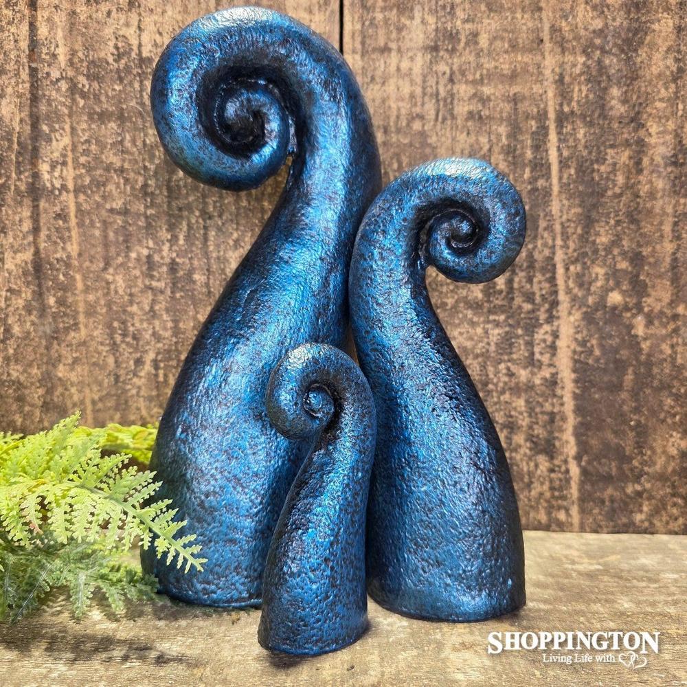 Pottery Koru (Set of 3) / Turquoise