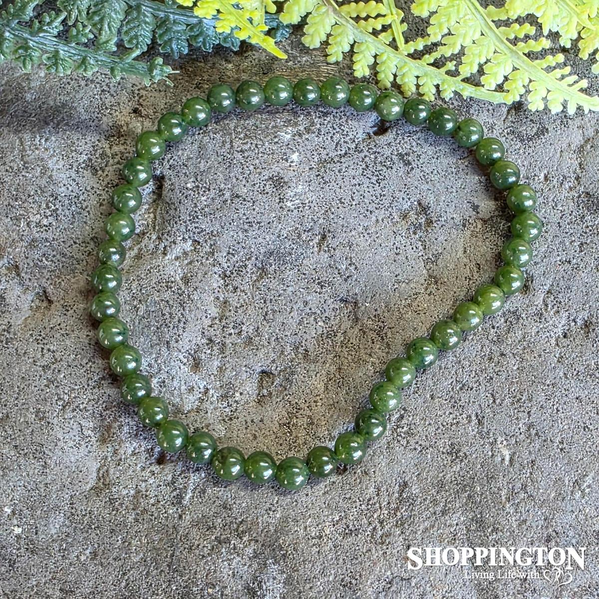 Pounamu Beaded Bracelet 4mm